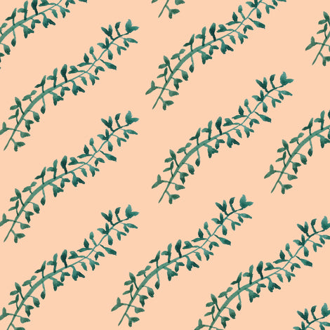 Branches On Plain Peach