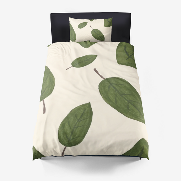 Floating Leaves Duvet Cover Set