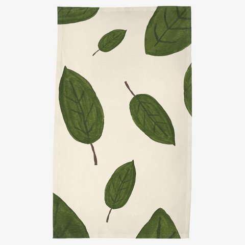 Floating Leaves Tea Towel