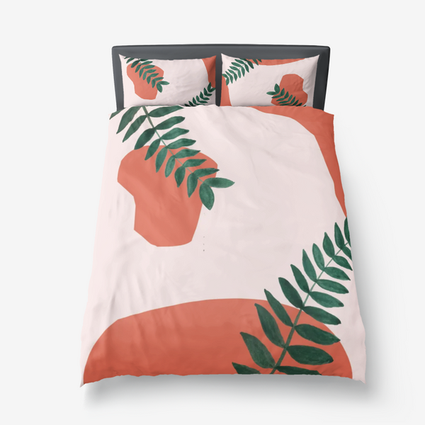 Terracotta Garden Duvet Cover Set