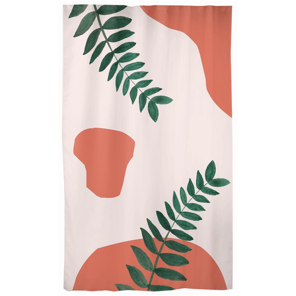 Terracotta Garden Blackout Curtains