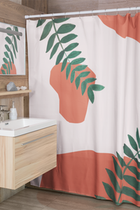 Terracotta Garden Shower Curtain