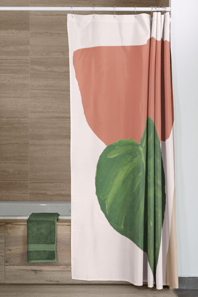 Heart Leaf Shower Curtain