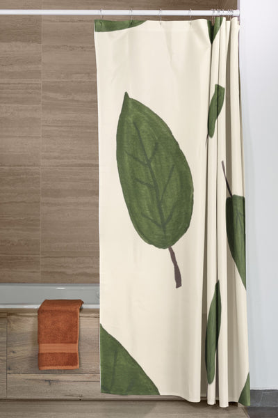 Floating Leaves Shower Curtain