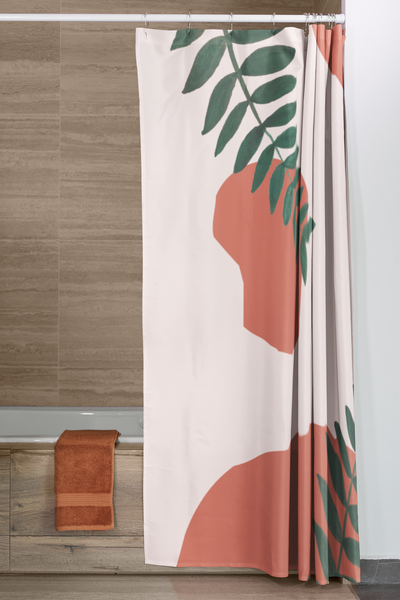 Terracotta Garden Shower Curtain