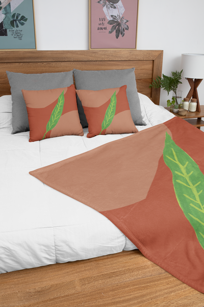 Fallen Leaf Plush Blanket